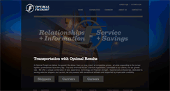Desktop Screenshot of optimalfreight.com